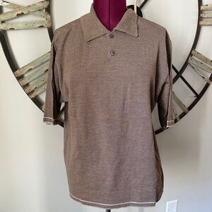 PING Men's Brown Polo NWTS